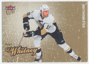 2008-09 FLEER ULTRA - RYAN WHITNEY #79 GOLD MEDALLION
