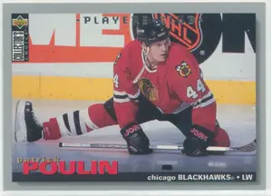 1995-96 COLLECTOR'S CHOICE - PATRICK POULIN #187 PLAYERS CLUB