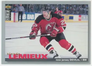 1995-96 COLLECTOR'S CHOICE - CLAUDE LEMIEUX #262 PLAYERS CLUB