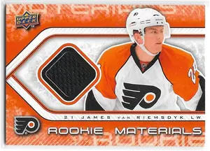 2009-10 Upper Deck Rookie Materials #RM-JV James van Riemsdyk
