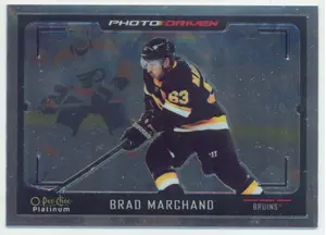 2021-22 O-PEE-CHEE PLATINUM - BRAD MARCHAND #PD-4 PHOTO DRIVEN