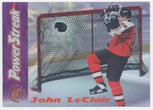 1995-96 STADIUM CLUB - JOHN LeCLAIR #PS6 POWER STREAK