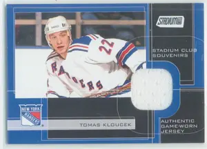 2001-02 STADIUM CLUB - TOMAS KLOUCEK #SCS-TK STADIUM CLUB SOUVENIRS