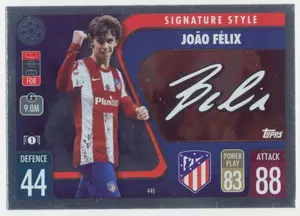2021-22 Topps Match Attax UCL - Joao Felix #445 Signature Style