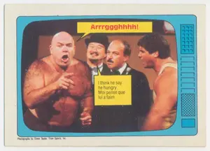 1985 O-Pee-Chee WWF - George "The Animal" Steele/Gene Okerlund #65 "The Superstars Speak" RC
