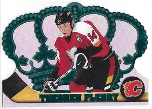 1997-98 Crown Royale Emerald Green #18 Theoren Fleury
