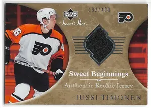 2006-07 Sweet Shot #141 Jussi Timonen RC (Sweet Beginnings) (192/499)