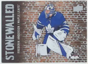 2018-19 UPPER DECK - FREDERIK ANDERSEN #SW-18 STONEWALLED