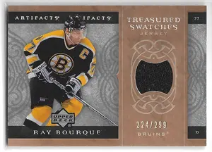 2007-08 Artifacts Treasured Swatches #TS-RB Ray Bourque (224/299)