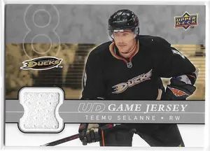 2008-09 Upper Deck UD Game Jersey #GJ-TS Teemu Selanne