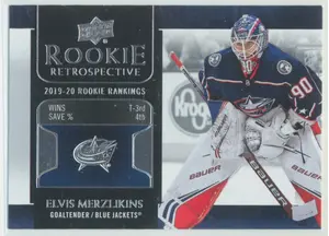 2020-21 UPPER DECK - ELVIS MERZLIKINS #RR-9 ROOKIE RETROSPECTIVE