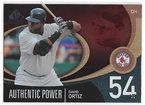 2007 SP Authentic Authentic Power #AP-14 David Ortiz