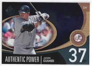 2007 SP Authentic Authentic Power #AP-24 Jason Giambi