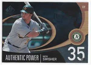 2007 SP Authentic Authentic Power #AP-38 Nick Swisher