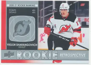 2021-22 UPPER DECK - YEGOR SHARANGOVICH #RR-5 ROOKIE RETROSPECTIVE