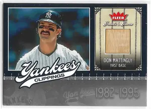 2006 Greats of the Game Yankees Clippings Memorabilia #NYY-DM Don Mattingly