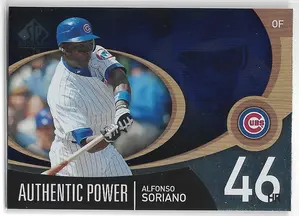 2007 SP Authentic Authentic Power #AP-4 Alfonso Soriano