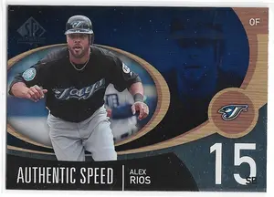 2007 SP Authentic Authentic Speed #AS-1 Alex Rios