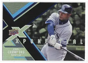 2008 UD X Xponential 2 #X2-CC Carl Crawford