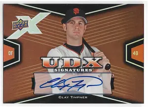 2008 UD X Signatures #TI Clay Timpner