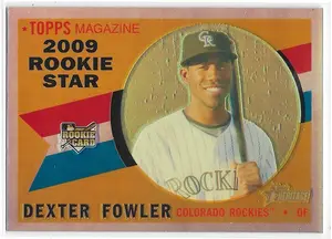 2009 Topps Heritage Chrome Refractor #C17 Dexter Fowler (509/560)