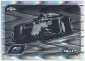 2024 Topps Chrome Formula 1 - Dennis Hauger #95 F2 Driver Black & White RayWave Refractor Parallel