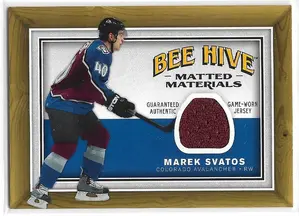 2006-07 Beehive Matted Materials #MM-SV Marek Svatos