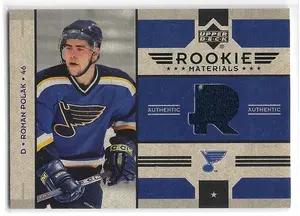 2006-07 Upper Deck Rookie Materials #RM-RO Roman Polak