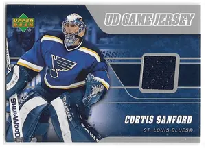 2006-07 Upper Deck UD Game Jersey #J-CS Curtis Sanford