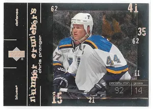 2000-01 Upper Deck Number Crunchers #NC9 Chris Pronger