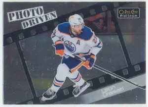 2023-24 O-PEE-CHEE PLATINUM - LEON DRAISAITL #PD-7 PHOTO DRIVEN