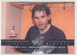 2013-14 SP AUTHENTIC - JAROMIR JAGR #180 AUTHENTIC MOMENTS