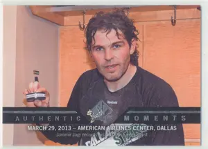 2013-14 SP AUTHENTIC - JAROMIR JAGR #180 AUTHENTIC MOMENTS