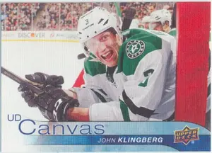 2016-17 UPPER DECK - JOHN KLINGBERG #C30 UD CANVAS
