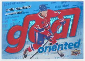 2025-26 UPPER DECK - COLE CAUFIELD #GO-16 GOAL ORIENTED