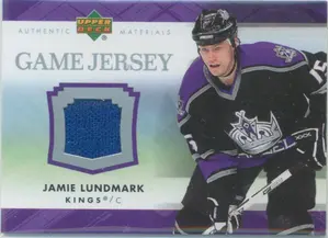 2007-08 UPPER DECK - JAMIE LUNDMARK #J-JL GAME JERSEY