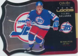 2015-16 O-PEE-CHEE PLATINUM - TEEMU SELANNE #T-34 TEAM LOGOS