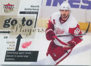 2009-10 FLEER ULTRA - HENRIK ZETTERBERG #GT2 GO TO PLAYERS