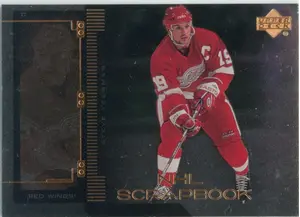 1999-00 UPPER DECK - STEVE YZERMAN #SB-3 NHL SCRAPBOOK
