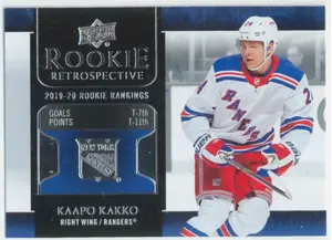 2020-21 UPPER DECK - KAAPO KAKKO #RR-4 ROOKIE RETROSPECTIVE