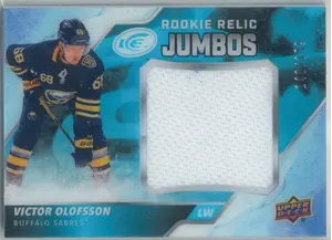 2019-20 ICE - VICTOR OLOFSSON #RRJ-VO ROOKIE RELIC JUMBOS 148/199