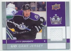 2009-10 UPPER DECK - DREW DOUGHTY #GJ-DD GAME JERSEY