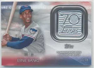 2021 Topps - Ernie Banks #70LP-EB 70th Anniversary Patch