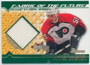 2002-03 BOWMAN YOUNGSTARS - PAVEL BRENDL #FFJ-PB FABRIC OF THE FUTURE