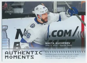 2019-20 SP AUTHENTIC - NIKITA KUCHEROV #106 AUTHENTIC MOMENTS