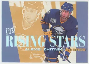 1995-96 FLEER ULTRA - ALEXEI ZHITNIK #10 RISING STARS