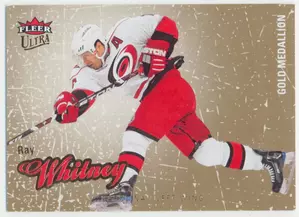 2008-09 FLEER ULTRA - RAY WHITNEY #25 GOLD MEDALLION