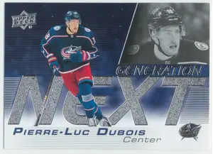 2019-20 UPPER DECK - PIERRE-LUC DUBOIS #GN-16 GENERATION NEXT