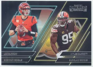 2022 Contenders Football - Joe Burrow/Myles Garrett #CS-BG Contenders Series