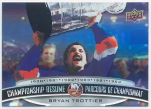 2023 TIM HORTONS LEGENDS - BRYAN TROTTIER #CR-10 CHAMPIONSHIP RESUME